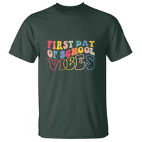 First Day of School Vibes T Shirt Happy Back to School for Teachers - Wonder Print Shop