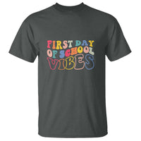 First Day of School Vibes T Shirt Happy Back to School for Teachers - Wonder Print Shop