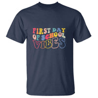 First Day of School Vibes T Shirt Happy Back to School for Teachers - Wonder Print Shop