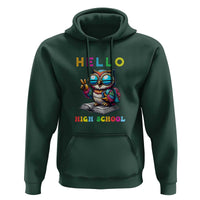 Hello High School Owl Lover Hoodie Back to School for Boys & Girls - Wonder Print Shop