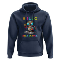 Hello High School Owl Lover Hoodie Back to School for Boys & Girls - Wonder Print Shop