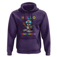 Hello High School Owl Lover Hoodie Back to School for Boys & Girls - Wonder Print Shop