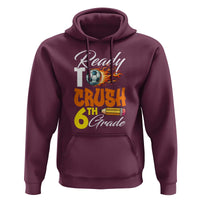 Ready to Crush 6th Grade Football Lover's Premium Tee Hoodie Perfect for Back to School - Wonder Print Shop