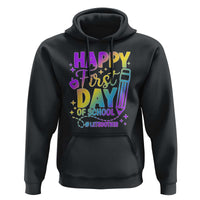 Happy First Day of School Kindergarten for Kids Hoodie Cute & Comfy Back-to-School Shirt - Wonder Print Shop
