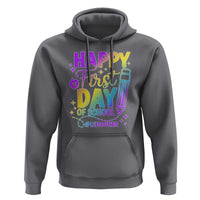 Happy First Day of School Kindergarten for Kids Hoodie Cute & Comfy Back-to-School Shirt - Wonder Print Shop