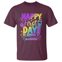Happy First Day of School Kindergarten for Kids T Shirt Cute & Comfy Back-to-School Shirt - Wonder Print Shop