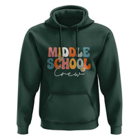 Retro Groovy Vintage Middle School Squad First Day of School Hoodie - Wonder Print Shop