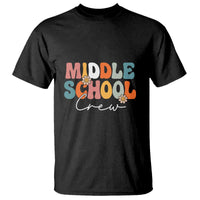 Retro Groovy Vintage Middle School Squad First Day of School T Shirt - Wonder Print Shop