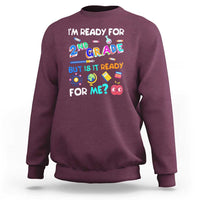Ready for 2nd Grade? 2nd Grade Ready for Kids Sweatshirt - Wonder Print Shop