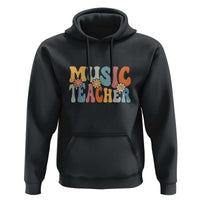 Adorable Music Teacher Hoodie Perfect Back to School Gift for Women - Wonder Print Shop