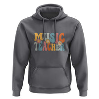 Adorable Music Teacher Hoodie Perfect Back to School Gift for Women - Wonder Print Shop