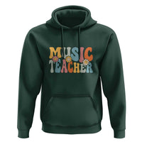 Adorable Music Teacher Hoodie Perfect Back to School Gift for Women - Wonder Print Shop