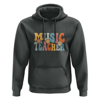 Adorable Music Teacher Hoodie Perfect Back to School Gift for Women - Wonder Print Shop