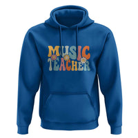 Adorable Music Teacher Hoodie Perfect Back to School Gift for Women - Wonder Print Shop