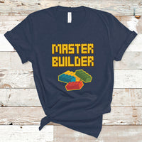 Building Blocks Bricks Master Builder Engineer Construction T Shirt - Wonder Print Shop