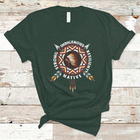 Native American T Shirt Native Strong Resilient Indigenous Dream Catcher - Wonder Print Shop