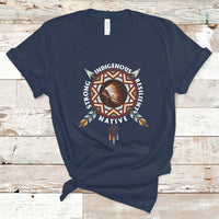 Native American T Shirt Native Strong Resilient Indigenous Dream Catcher - Wonder Print Shop