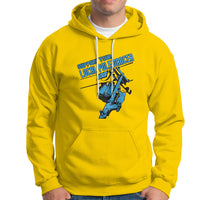 Support Your Local Pole Dancer Lineman Hoodie - Wonder Print Shop