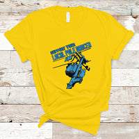 Support Your Local Pole Dancer Lineman T Shirt - Wonder Print Shop