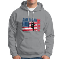 Lineman American Flag Shirt Electric Cable Lineman Hoodie - Wonder Print Shop