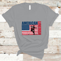 Lineman American Flag Shirt Electric Cable Lineman T Shirt - Wonder Print Shop