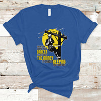 Support Your Pole Dancer Utility Electric Lineman T Shirt - Wonder Print Shop