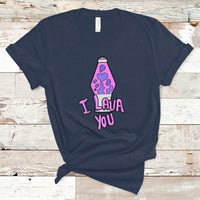 Funny I Lava You Couples Valentine's Day Lava Lamp T Shirt - Wonder Print Shop