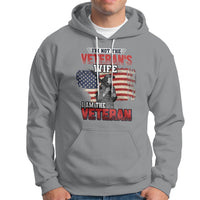 Female Veteran Hoodie I'm Not The Veterans Wife - Wonder Print Shop