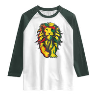 Juneteenth Lion Raglan Shirt Cool Black History African American Pride