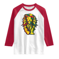 Juneteenth Lion Raglan Shirt Cool Black History African American Pride