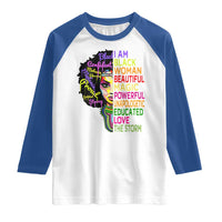 Black History Raglan Shirt I Am The Storm Women Juneteenth