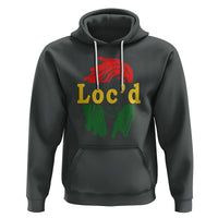 Black Woman Melanin Girl Juneteenth Hoodie With Loc'd Hair - Wonder Print Shop