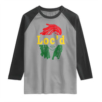 Locd Hair Girl Raglan Shirt Black Woman Melanin Girl Juneteenth