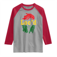 Locd Hair Girl Raglan Shirt Black Woman Melanin Girl Juneteenth
