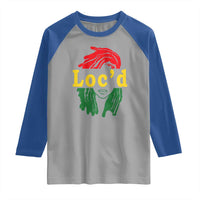 Locd Hair Girl Raglan Shirt Black Woman Melanin Girl Juneteenth