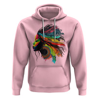 My Roots Afro Hoodie Rainbow Dashiki African Tribal Woman Natural Roots Hair - Wonder Print Shop
