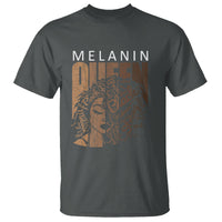 Melanin Queen T Shirt With Black History Hair - Wonder Print Shop