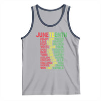 Happy Juneteenth Tank Top Dream Like Leaders