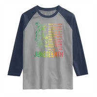 Juneteenth Raglan Shirt Dream Like Leaders
