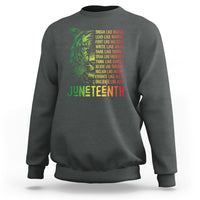 Juneteenth Sweatshirt Dream Like Leaders - Wonder Print Shop