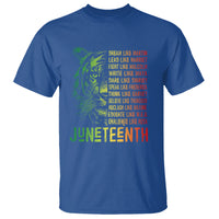 Juneteenth T Shirt Dream Like Leaders - Wonder Print Shop