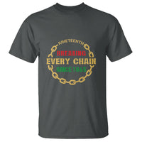1865 T Shirt Juneteenth Breaking Every Chain - Wonder Print Shop
