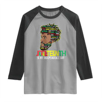 Juneteenth 1865 King Raglan Shirt June 19th Black Freedom African American History