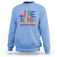Free Ish Sweatshirt Juneteenth Celebration Since 1865 Retro - Wonder Print Shop