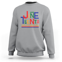 Free Ish Sweatshirt Juneteenth Celebration Since 1865 Retro - Wonder Print Shop
