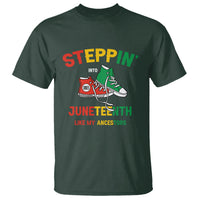 Stepping into Juneteenth T Shirt Like My Ancestors Sneakers 1865 - Wonder Print Shop