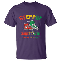 Stepping into Juneteenth T Shirt Like My Ancestors Sneakers 1865 - Wonder Print Shop