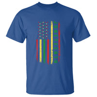 Happy Juneteenth Flag T Shirt Melanin Black Pride Pan African 1865 - Wonder Print Shop