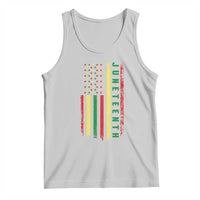 Juneteenth American Flag Tank Top Melanin Black Pride Pan African 1865
