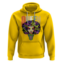 Black Queen Hoodie Proud Melanin Strong Educated Retro Vintage - Wonder Print Shop